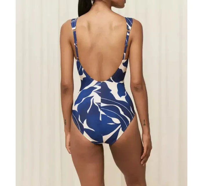 Dámske jednodielne plavky Summer Allure OWP 01 dark blue - Triumph