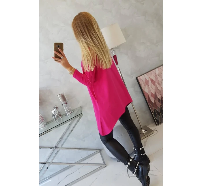 Oversize blúzka fuchsiová Oversize blúzka fuchsiová