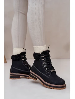 Zateplené dámské boty Big Star model 21669664 Černé - Big Star Shoes