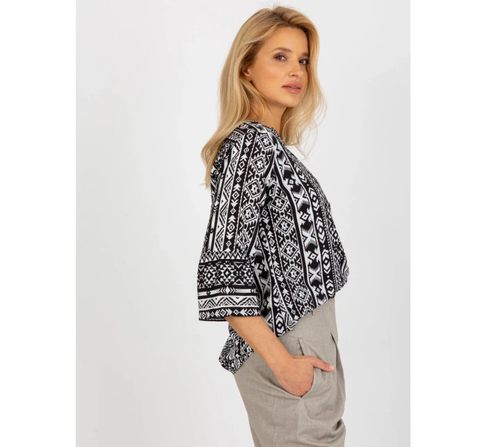 Dámská halenka model 18132626 černá - FPrice