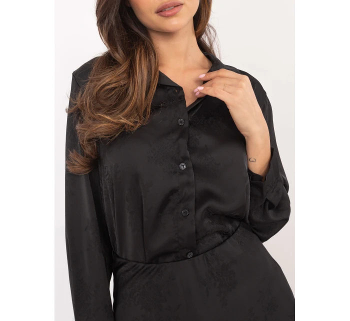 Koszula DHJ KS model 21798055 czarny - FPrice Koszula DHJ KS model 21798055 czarny - FPrice