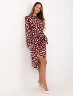 Sukienka IT SK model 21409536 bordowy - FPrice