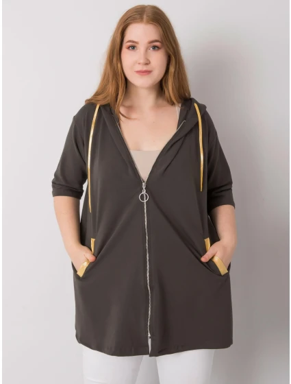 Mikina RV BL 6863.59P tmavá khaki