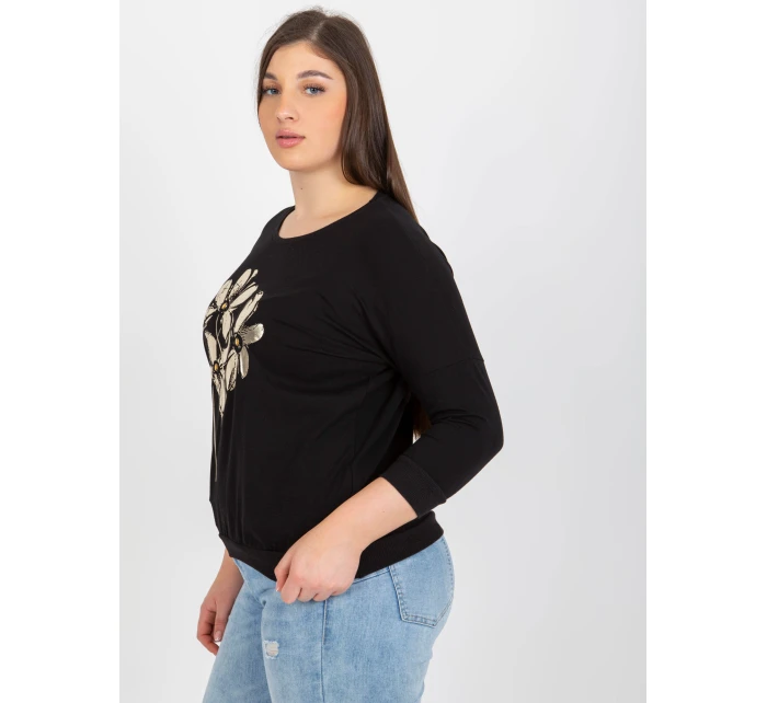 Bluzka RV BZ model 21271930 czarny - FPrice Bluzka RV BZ model 21271930 czarny - FPrice