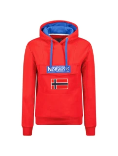 Geografické Nórsko Gadrien DB 054 M WW6120H/GN/Red Mikina