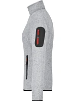 JN Dámská pletená fleecová bunda 02.0 light grey model 22489367 - Daiber JN Dámská pletená fleecová bunda 02.0 light grey model 22489367 - Daiber