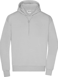 Pánská mikina s kapucí 02. soft grey model 22534501 - Daiber
