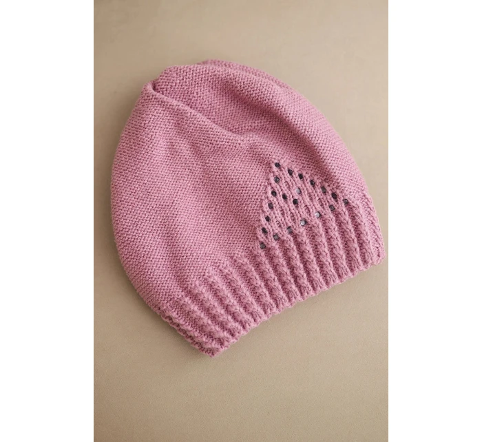 Čepice s rolováním Magda K293 camel