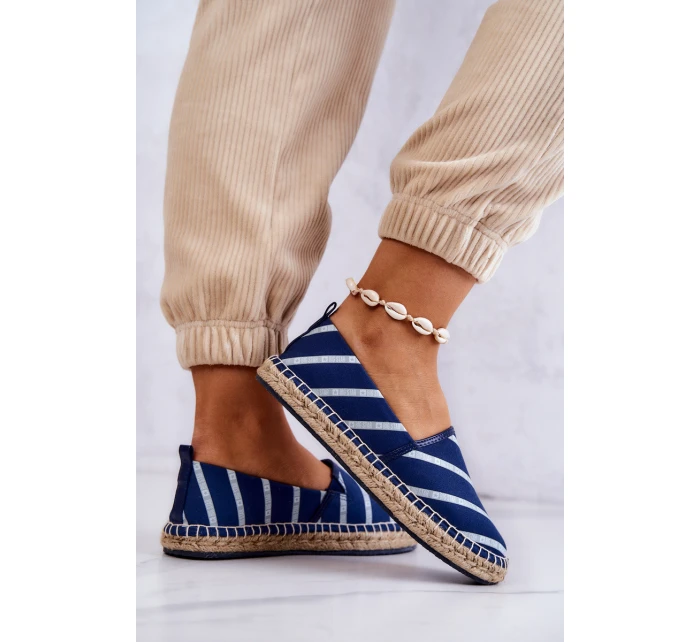 Dámské klasické espadrilky Big Star model 21580486 Námořnická modrá - Big Star Shoes