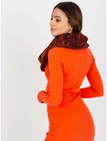 Dámsky tunelový šál AT KM S 6162 gaštanový