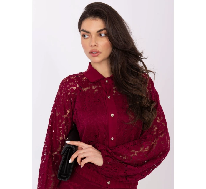 MI KS košeľa C239.78 bordová