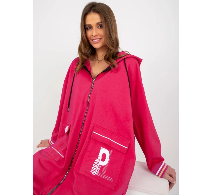 Dámska mikina RV BL 8149.91P fuchsiová - FPrice