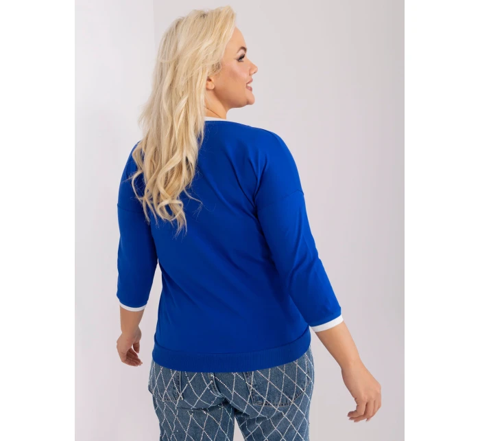 Bluzka RV BZ model 19154452 kobaltowy - FPrice