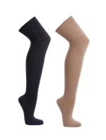 Dámské nadkolenky model 21946816 s vlnou - WiK