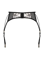 Svůdný podvazkový pás Vila Blanes Garter Belt černý - Obsessive