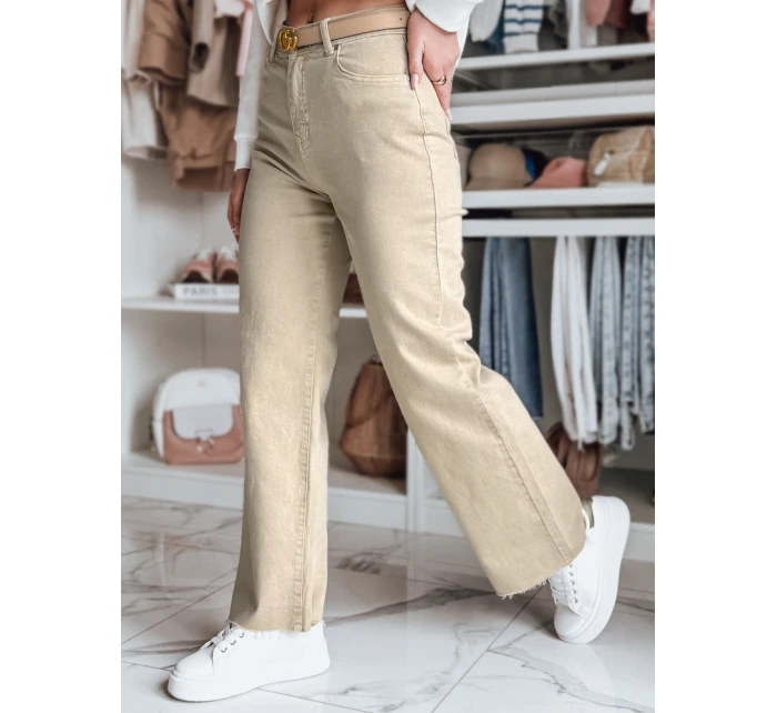 Dámské džínové kalhoty beige Dstreet model 21983438 - FashionStreet