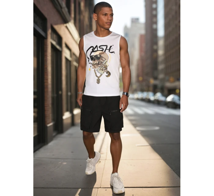 Pánske textilné bojové šortky čierne FashionStreet SX2506