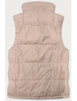 Svetlo béžová obojstranná dámska vesta (2383-1)
