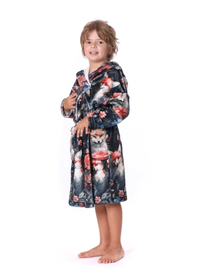 Detský župan s kapucňou Zora - Vestis Detský župan s kapucňou Zora - Vestis