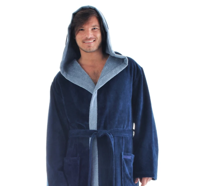 župan Tampa model 20647372 pánský tmavě modrá - Vestis župan Tampa model 20647372 pánský tmavě modrá - Vestis