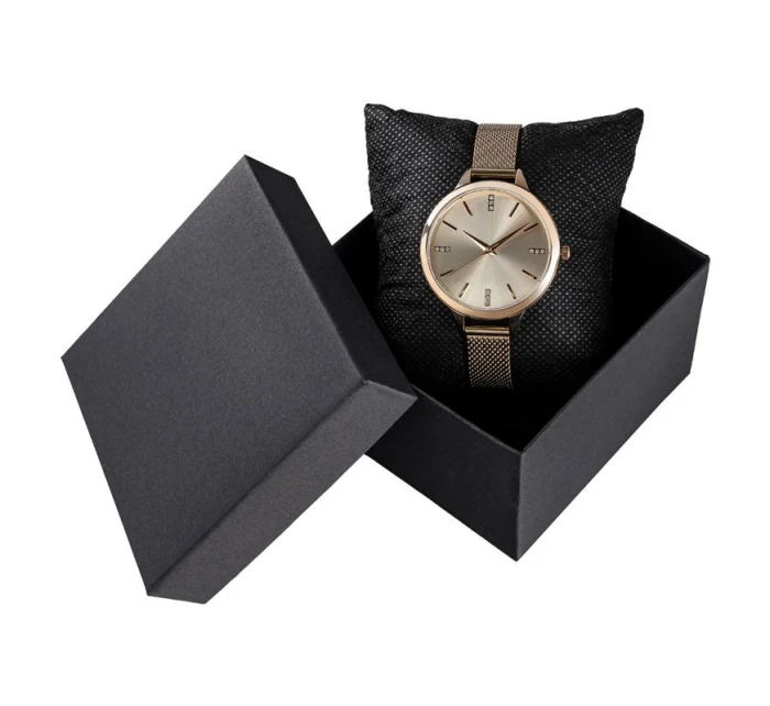 Hladká krabička na hodinky - černá Hladká krabička na hodinky - černá