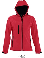 SOL'S Women Dámská 3-vrstvá softshellová bunda s kapucí pepper red model 22523723 SOL'S Women Dámská 3-vrstvá softshellová bunda s kapucí pepper red model 22523723