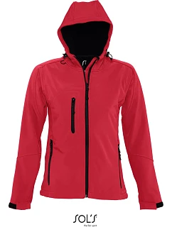 SOL'S Women Dámská 3-vrstvá softshellová bunda s kapucí pepper red model 22523723