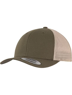 6 panelová vintage kšiltovka  moss model 22537198 - Flexfit