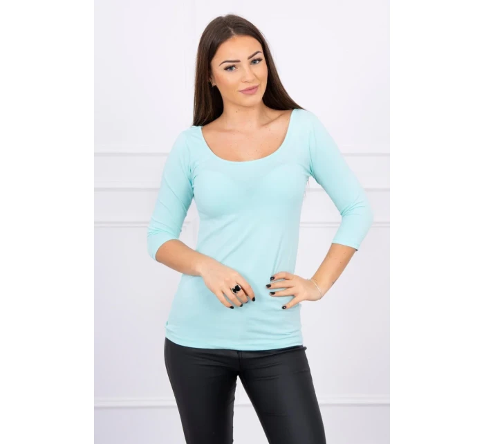 Halenka s kulatým výstřihem mint Halenka s kulatým výstřihem mint