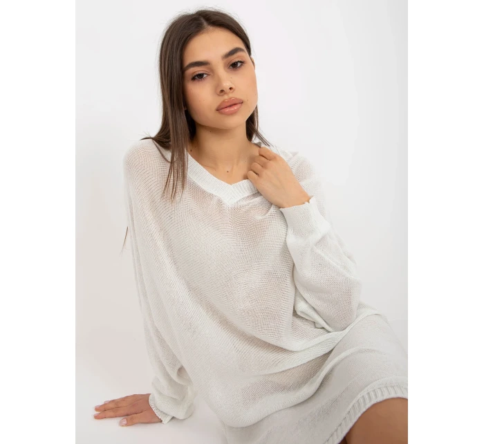 Dámsky sveter BA SW C1001.57P biela - FPrice