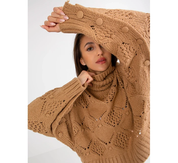 Dámsky sveter EM SW 1037 01 24X ťavia Dámsky sveter EM SW 1037 01 24X ťavia