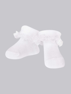 Dívčí ponožky s volánky 3Pack model 19506762 bílé - Yoclub