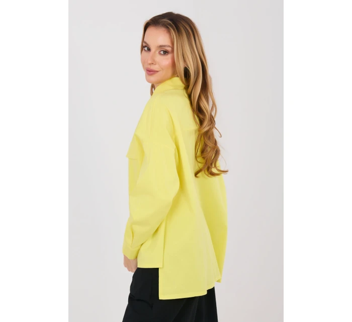 Košeľa s dlhým rukávom model 224197 Taliansko Moda Košeľa s dlhým rukávom model 224197 Taliansko Moda