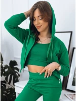 Dámska mikina MY LOVE green FashionStreet BY1197 Dámska mikina MY LOVE green FashionStreet BY1197