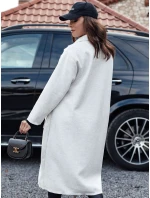 Dámský oversize kabát dlouhý béžový Dstreet model 21981924 - FashionStreet