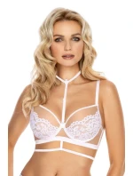 Dámská podprsenka model 18983326 push up white - Roza