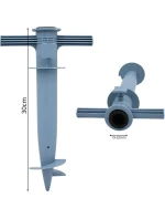 PARASOL BASIS 30x17x6cm MODRÁ
