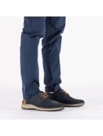 modrá kožená polobotka s podrážkou model 22021945 - Rieker