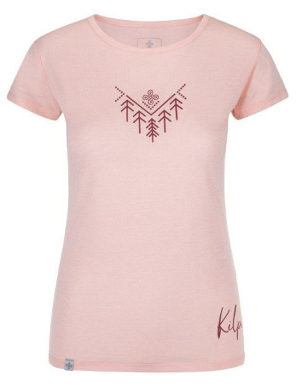 Dámske funkčné tričko Garove-w light pink - Kilpi