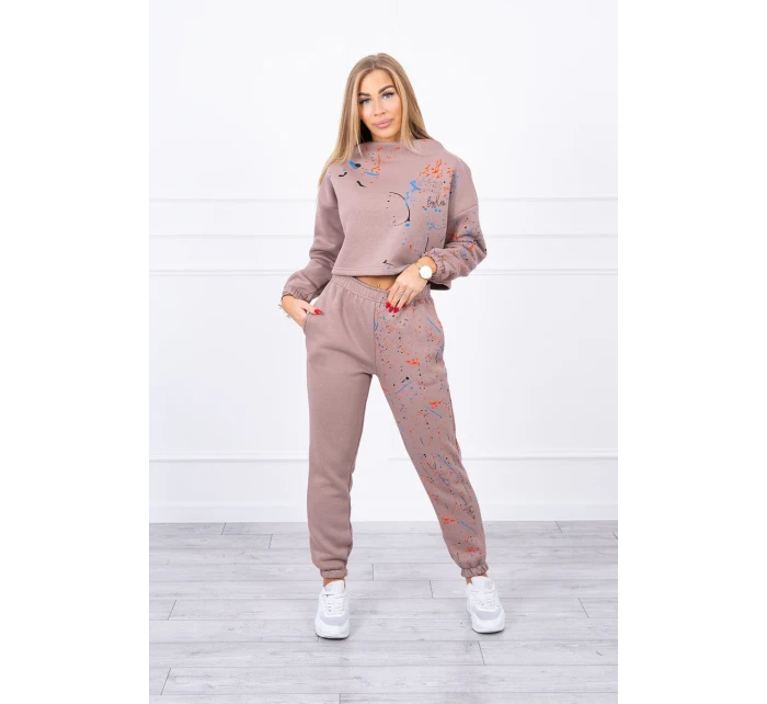 Izolačná sada s farebnou potlačou cappuccina Izolačná sada s farebnou potlačou cappuccina