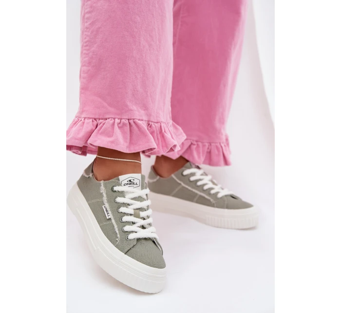 Dámské tenisky na platformě  C WOMEN LOW Zelené model 22027674 - O'neill