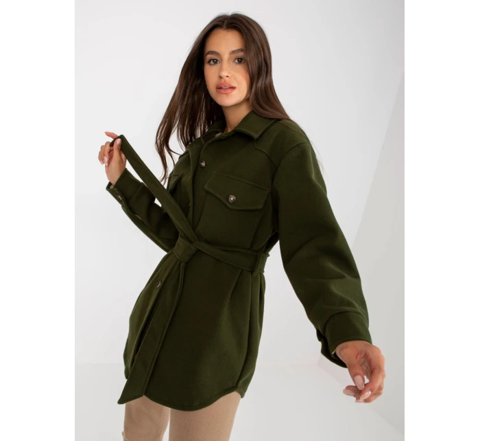 Dámsky kabát EM PL 2939 85 khaki