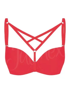 Ozdobné ramienka červené Decollete RDE 426 - Julimex