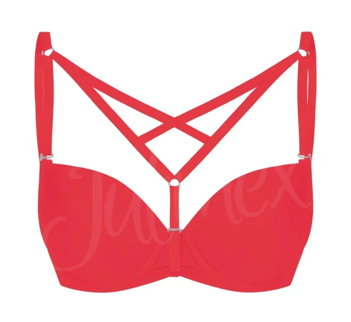 Ozdobné ramienka červené Decollete RDE 426 - Julimex