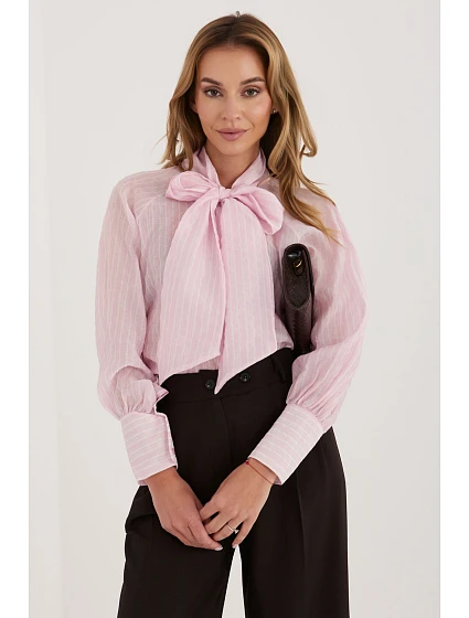 Košeľa s dlhým rukávom model 226441 Taliansko Moda