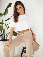 Dámské tepláky béžové Dstreet model 21972352 - FashionStreet