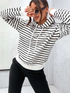 Černý bavlněný dámský teplákový komplet s mikinou model 20934787 - Moon