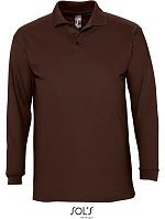 SOL'S Winter II Piqué polo s dlouhým rukávem model 22525761 chocolate SOL'S Winter II Piqué polo s dlouhým rukávem model 22525761 chocolate