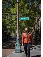 Cutter & Buck Jacket Men Pánská prošívaná bunda orange model 22455448 Cutter & Buck Jacket Men Pánská prošívaná bunda orange model 22455448