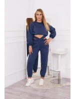 Zateplená souprava s krátkou model 18749044 mikinou - K-Fashion Zateplená souprava s krátkou model 18749044 mikinou - K-Fashion